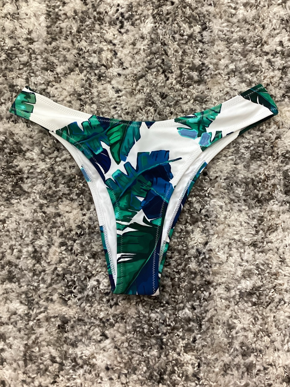 Cupshe Tropical Leaf Print Bikini Bottom